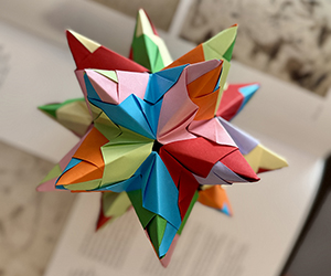 Starred Icosahedron Modular Origami | Polyhedra Origami